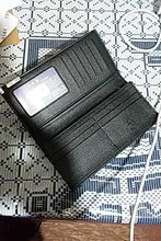 Cartera corta Unisex con estampado de Assassination Classroom para mujer, bolso largo de piel sintética con dibujos animados, tarjetero de Anime, 2019