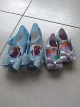 Disney-sandalias de princesa Elsa para niños y niñas, zapatos de animales, Mini Melissa, Lovely Melissa