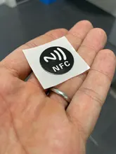 Etiquetas adhesivas NFC Ntag213 Ntag215 Ntag216, 213 MHz, 13,56 MHz, etiqueta Universal RFID, Token Patrol, ultraligera para atajo, 6 uds.