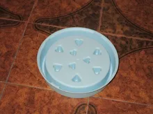 Tazón de entrenamiento de comida lenta para perros, cachorros y gatitos para alimentación de cuenco de plástico, cuencos de entrenamiento para evitar Choke