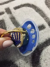 Chupete de bebé con diamantes de imitación, elegante accesorio infantil con brillantes, en color rosa