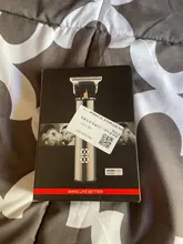 Mini maquinilla eléctrica para cortar el pelo para hombre, cortadora de pelo profesional sin cable con pantalla LCD, recargable por USB