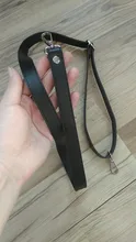 Correa de cuero PU para hombro, correa para bolso cruzado de 138cm de largo, correa de repuesto de doble capa, accesorios para bolso con hebilla DIY