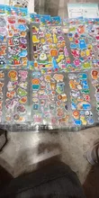 Paquete de pegatinas de animales del zoo para niños, confección de álbumes de recortes con animales, regalo de cumpleaños, 12 hojas por paquete