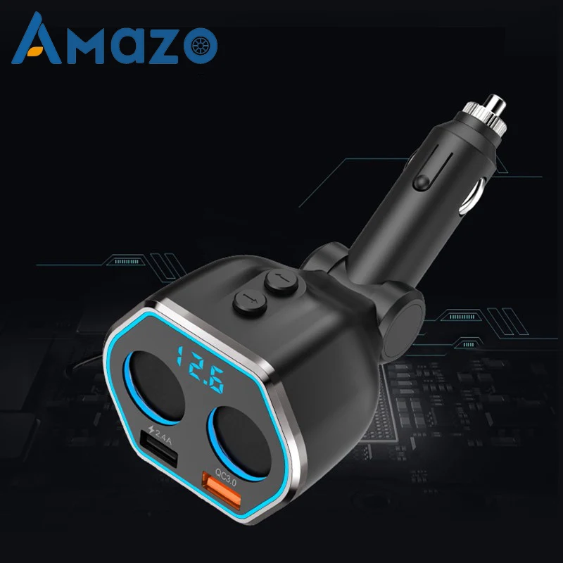 Dual USB charging Double-point smoke hole With independent switch intelligent LED display QC 2.4 3.0 3.6 atmosphere light
Dual USB charging Double-point smoke hole With independent switch intelligent LED display QC 2.4 3.0 3.6 atmosphere light