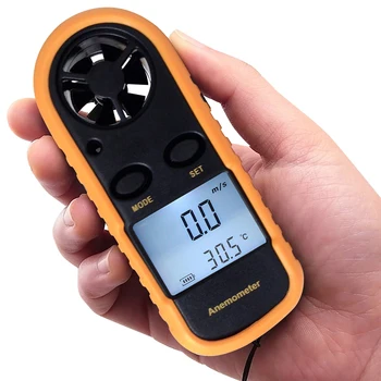 Dual Function Anemometer Thermometer Mini Light Weight Wind Speed & Temperature Gauge for Drone Flying, Sailing, Ventilation
Dual Function Anemometer Thermometer Mini Light Weight Wind Speed & Temperature Gauge for Drone Flying, Sailing, Ventilation