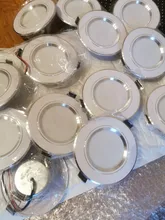 Luz descendente LED para interiores, lámpara empotrada de aluminio ultradelgada, redonda, blanca, 5W, 9W, 12W, 15W, 18W, 220V, 230V, 240V, foco Led