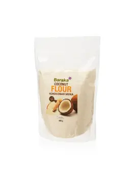 Baraka/coconut flour without глютена, 500гр 
Baraka/coconut flour without глютена, 500гр