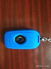 Funda de silicona para llave de coche, carcasa para renault kadjar, 3 botones