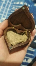 Estuche De Viaje de exhibición Universal de anillos de madera, organizador de joyas, almacenamiento portátil, caja de corazón para amantes de la marca, embalaje de nogal, 2020