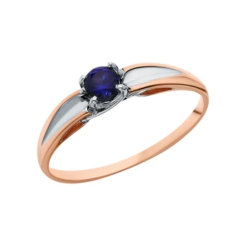 Gold ring with sapphires sunlight sample 585
Gold ring with sapphires sunlight sample 585