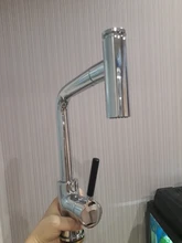 Tap-Crane Kitchen-Faucets Pull-Out Water-Mixer Frap Chrome Single-Handle Taps Swivel