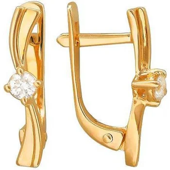 Esthete earrings with cubic zirconia in red gold
Esthete earrings with cubic zirconia in red gold