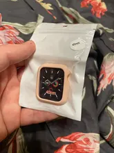 Para carcasa de reloj Apple 40mm 44mm Watch cuero, iWatch 42mm 38mm accesorio de silicona Protector de parachoques Apple watch Serie 3 4 5 se 6