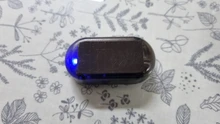 Lámpara de alarma de energía Solar falsa para coche, sistema de seguridad, antirrobo, Flash intermitente, antirrobo, luz LED de alarma, 1 ud.
