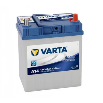 Battery 40 "Varta" Blue dynamic Asia reverse полярн.(японск. terminals) 
Battery 40 "Varta" Blue dynamic Asia reverse полярн.(японск. terminals)
