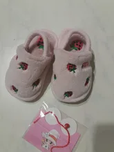 Zapatillas de abrigo de piel polar para niños y niñas, calzado informal antideslizante para interiores, con dibujo de fruta, otoño e invierno, 2020