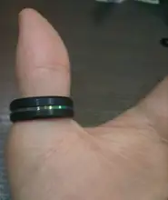 Letdiffery-anillos con surcos Negro Azul, anillos de acero inoxidable Midi para hombre, Charm, joyería para hombre, Dropshipping, gran oferta