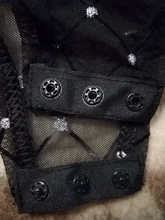 Body Sexy de manga larga para mujer, Body de malla transparente de una pieza, monos, camiseta, Tops, ropa de calle, nuevo