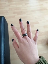 Nextvance-anillo de acero inoxidable para hombre, 8MM, negro, azul, bandas de boda, anillos de arcoíris, joyería para hombre, envío directo