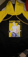 Banana pescado japonesa de dibujos animados de impresión de Anime hombres Sudadera con capucha bolsillo cálido con capucha cuello suelto sudaderas con capucha de lana de otoño sudadera de moda para hombre