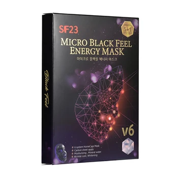 Set of electroplating masks skin factory sf23 micro black feel energy mask (6 pcs.)
Set of electroplating masks skin factory sf23 micro black feel energy mask (6 pcs.)