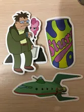 Animaciones de dibujos animados para niños, pegatinas de Futurama, grafiti personalizado, equipaje decorativo, impermeable, juguetes de pegatinas, 10/50 Uds.