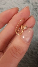 Pendiente de Luna minimalista Punk para mujer, pendiente de estrella en U, hebilla de Metal, Piercing falso para la oreja, pendientes de perlas sin perforaciones