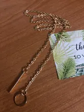 Collar Vintage para mujer, collar a la moda de Color dorado, bisutería para mujer, collares, joyería a la moda, collar con colgante tipo Boho