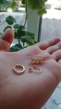 Bohemio sin Piercing para la oreja, de estrás de cristal brazalete de Clip de perno pendientes para las mujeres chica de moda pendientes joyas Bisutería
