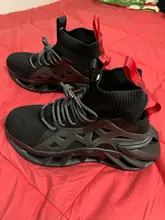 Mens Sneakers Footwear Socks Cushioning Running-Shoes Sport Lightweight Comfortable