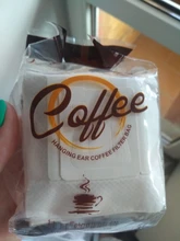 50 unids/pack de café desechables Fliter bolsas colgante portátil oreja estilo filtros de café ecológico bolsa de papel para café