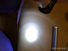 1 Mini llavero linterna de bolsillo USB recargable LED lámpara linterna de luz impermeable