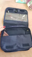Bolsa de maquillaje de viaje grande para hombre y mujer, bolso organizador de cosméticos, impermeable, portátil, bolso organizador de cosméticos, bolso de belleza para mujer