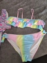 3-16Y unicornio de dos piezas Grils traje 2021 de alta calidad de los niños traje de niñas traje de baño Bikini conjunto 9055