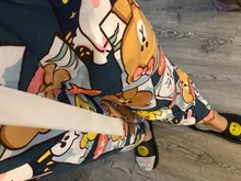 De dibujos animados de primavera pantalones pijamas de algodón las mujeres lindo de talla grande zapatos cómodo ropa de casa durmiendo pantalones estilo coreano