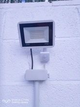 LED Floodlight Outdoor-Lamp Motion-Sensor Waterproof IP66 100W 220V 50W White 20W Black