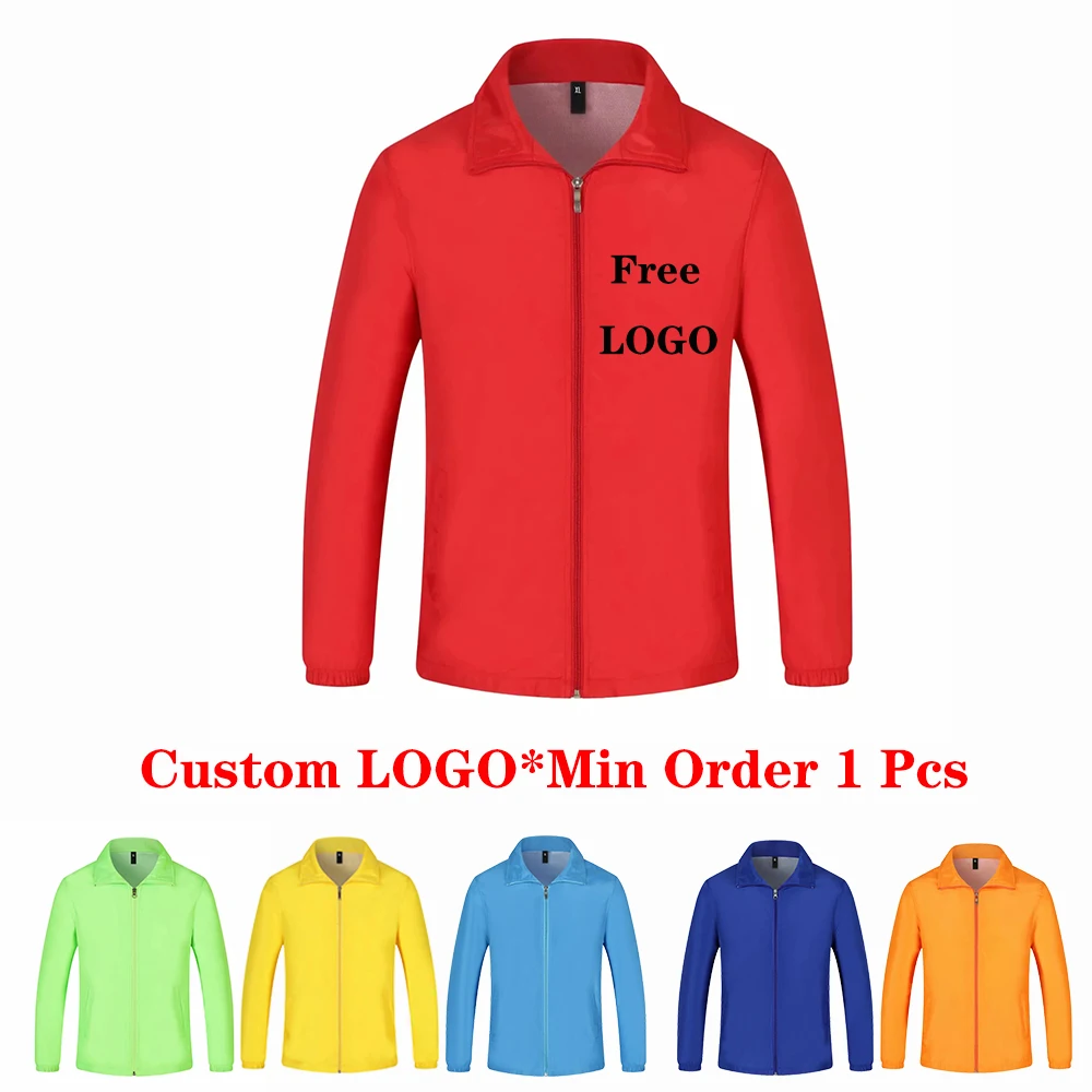 1PCS Free Customized DIY Logo Printing Company Work Wear Team Uniform Jacket For Man Woman Zipper Jackets Safety Costumes
1PCS Free Customized DIY Logo Printing Company Work Wear Team Uniform Jacket For Man Woman Zipper Jackets Safety Costumes