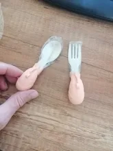 Bebé Gadgets vajilla conjunto niños utensilios de acero inoxidable niño vajilla cubiertos de dibujos animados bebé comida tenedor cuchara de alimentación