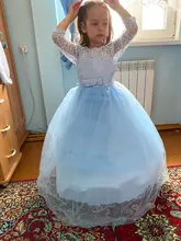 Vestido de verano para niñas adolescentes, ropa de fiesta de princesa elegante, tul largo, vestidos de Ceremonia de boda de encaje