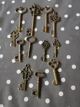 10 Uds. De colgantes de Metal Vintage con dos colores variados para fabricación de joyería Diy, joyería hecha a mano