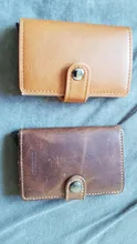 Porta tarjetas Rfid antimagnéticas para hombre y mujer, billetera inteligente de cuero PU, monedero Vintage corto, Mini BOLSA PARA dinero, novedad de 2021