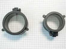 Cubierta transparente para objetivo de Rifle de 30-69MM, tapa abatible hacia arriba, rápida protección de resorte, tapa de objetivo para pistola de Airsoft, calibre HT37-0072