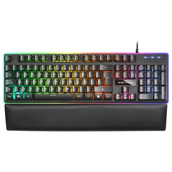Mars Gaming MK320, RGB Gaming keyboard H-Mech RED, removable Memory Foam wrist rest, Antighosting, spanish/Portuguese Layout
Mars Gaming MK320, RGB Gaming keyboard H-Mech RED, removable Memory Foam wrist rest, Antighosting, spanish/Portuguese Layout