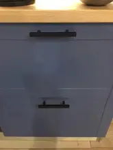 RUNBAZEF-tiradores para armario, manijas cuadradas modernas en T para cocina, baño, armario, cajón, Hardware