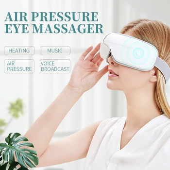 Smart Eye Massager Air Compression Vibration Massage Heated Goggles Hot Compress Foldable Glasses Music Voice Eyes Care Device
Smart Eye Massager Air Compression Vibration Massage Heated Goggles Hot Compress Foldable Glasses Music Voice Eyes Care Device