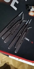 Pinzas electrónicas industriales antiestáticas, juego de herramientas manuales de reparación para teléfono, rectas y curvadas, punta de precisión, de acero inoxidable