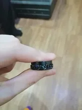 EDC-Spinner de dedo con cadena de acero inoxidable para hombre, giratorio, anillo clásico, Roma, Digital, regalo