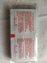 Pastillas de yodo antisépticas para primeros auxilios, almohadillas de limpieza desinfectante para povidone-lodina, 20 unids/lote