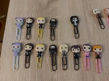 25 uds caliente icono de marcadores de libro de papel Clips de papelería para maestro de los estudiantes de la Escuela de suministros de oficina punto de libro regalo de los niños